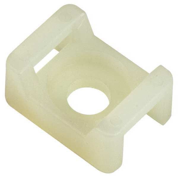 Cable Tie Base, Natural, 0.87x0.62