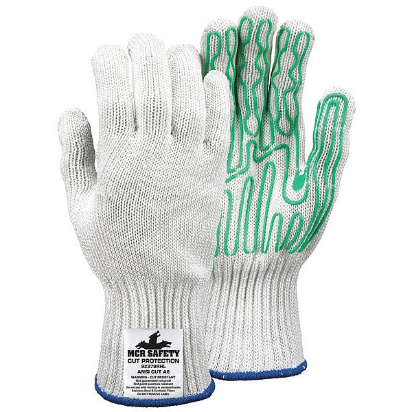Cut Resistant Gloves, A6 Cut Level, Silicone, L, 1 PR