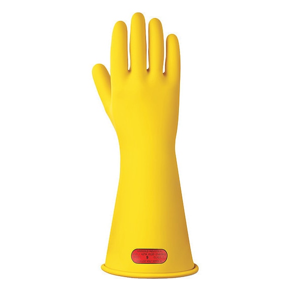 Electrical Gloves, Yellow, Size 8, 14