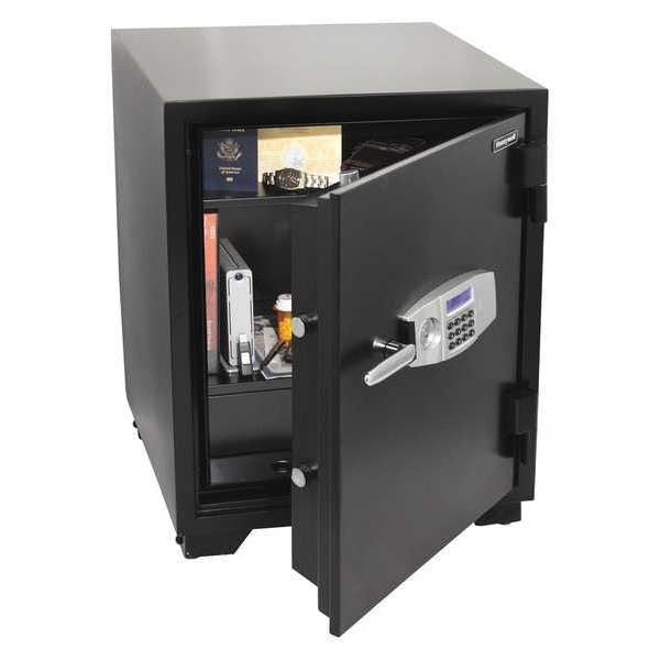 Fire Rated Security Safe, 3.44 cu ft, 377 lb, 1 hr. Fire Rating