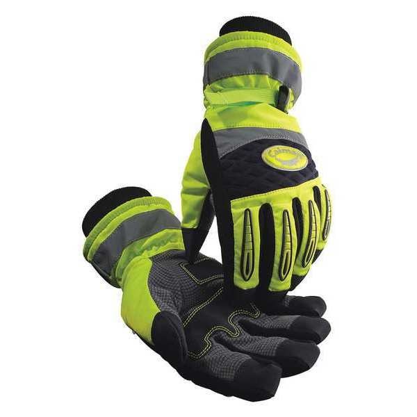 Hi-Vis Cold Protection Gloves, Heatrac Lining, L