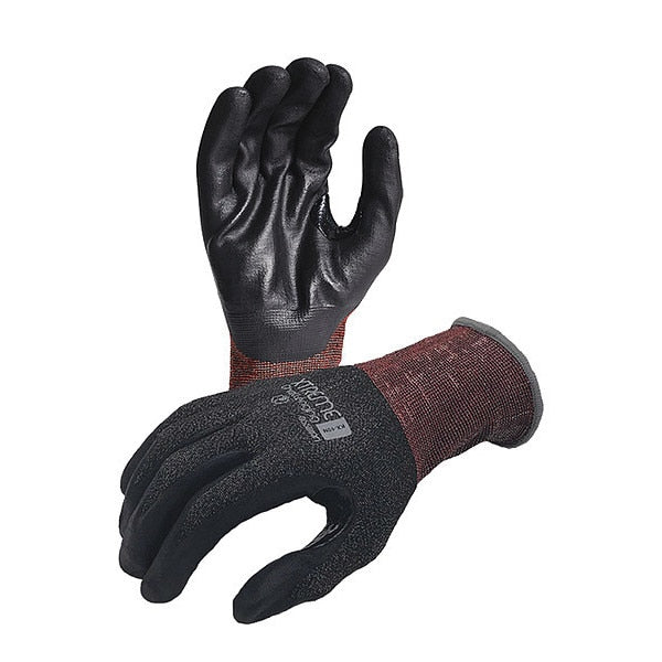 Karbonhex Premium 15 ga. Cut Resistant Gloves, Ultra Foam Nitrile Palm Coating, 2XL