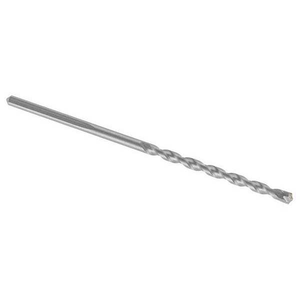 2-Cutter Hammer Drill Bit, Three-Flat Shank 7/32
