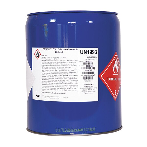 Sealant, 518 oz, Pail, Clear, Octamethyltrisiloxane Base