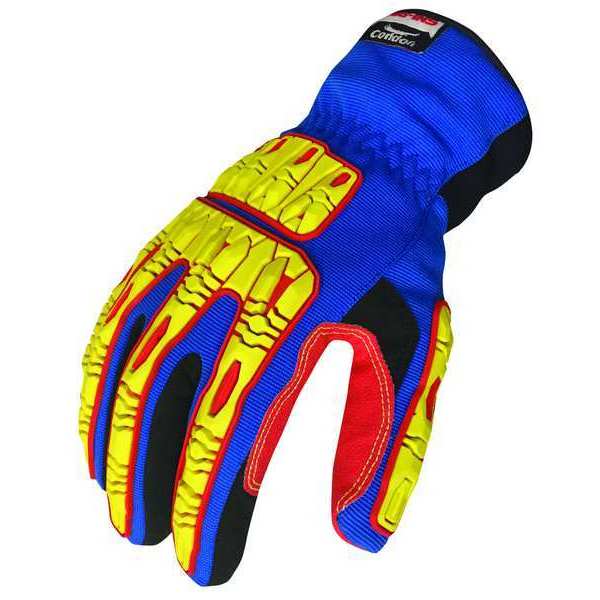 Impact Gloves, Size XL, Blue, PR