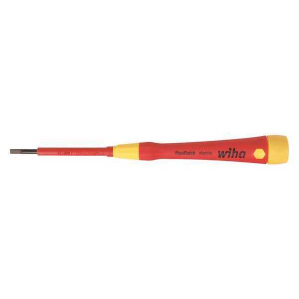 Insulated Slotted Screwdriver 1/8 in Round