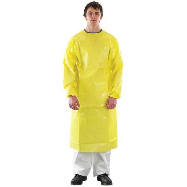 Isolation Gown, Yellow, L, PK40