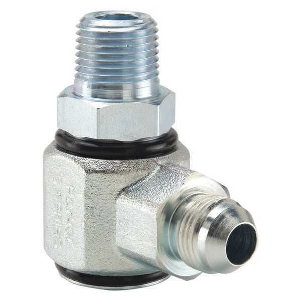 Hydraulic Swivel Fitting, 90 deg. Elbow