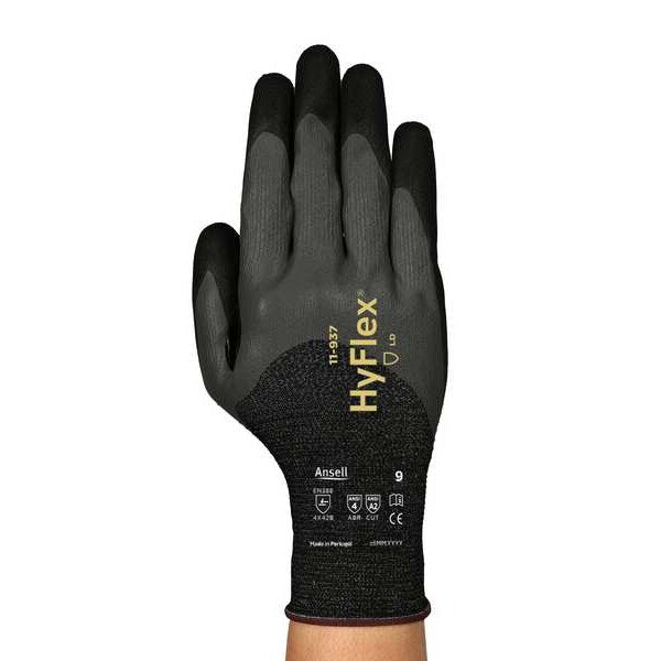 Cut Resistant Coated Gloves, A2 Cut Level, Foam Nitrile, 7, 1 PR