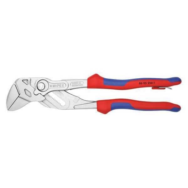 10 in V-Jaw Plier Wrench Smooth, Bi-Material Grip