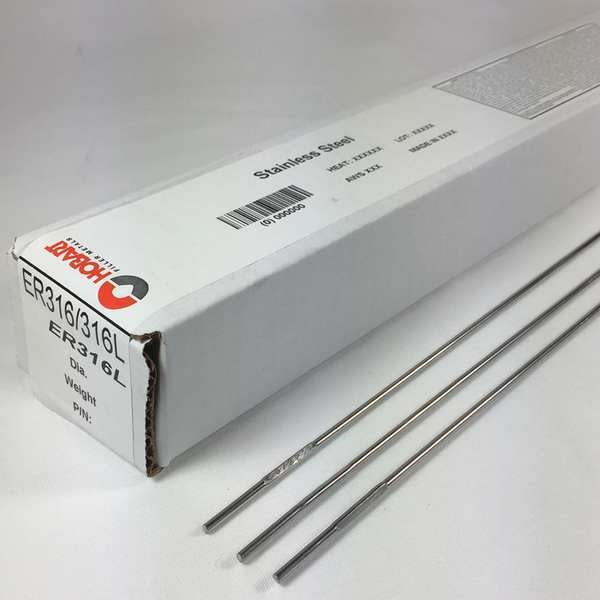TIG Welding Rod, 3/32'' dia., 36'' L, 10 lb