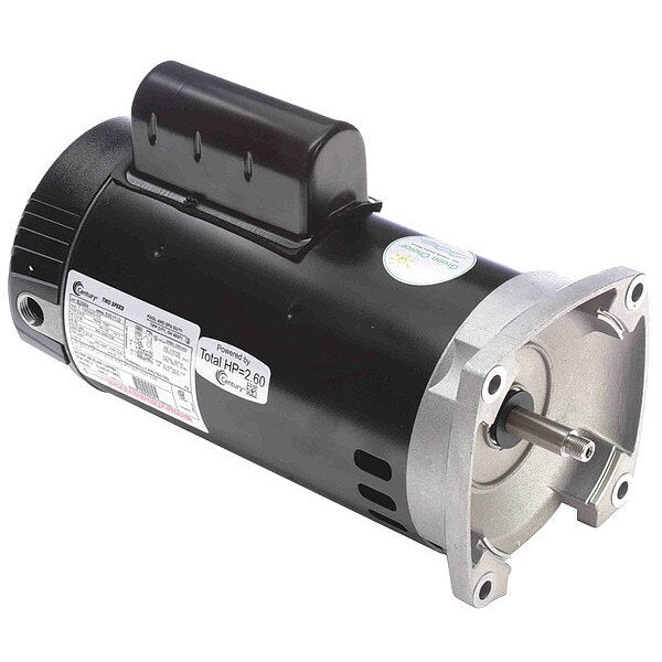 Pool Pump Motor, Permanent Split Capacitor, 19/50, 3 HP, 56Y Frame, 3,450/1,725 Nameplate RPM