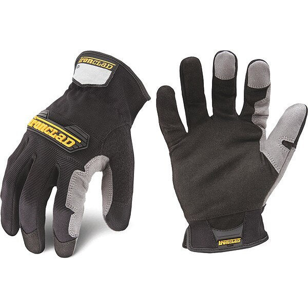 Mechanics Gloves, XS, Black, Single Layer and Seamless, Ribbed Stretch Nylon