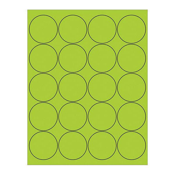 Tape Logic® Circle Laser Labels, 2