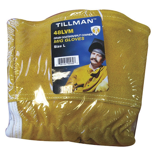 MIG/TIG Welding Gloves, Goatskin Palm, L