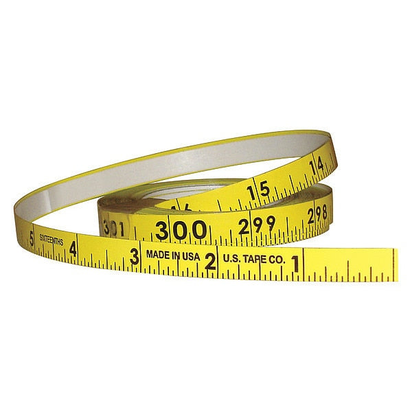 300 in Adhesive Tape Measure, 3/8 in Blade