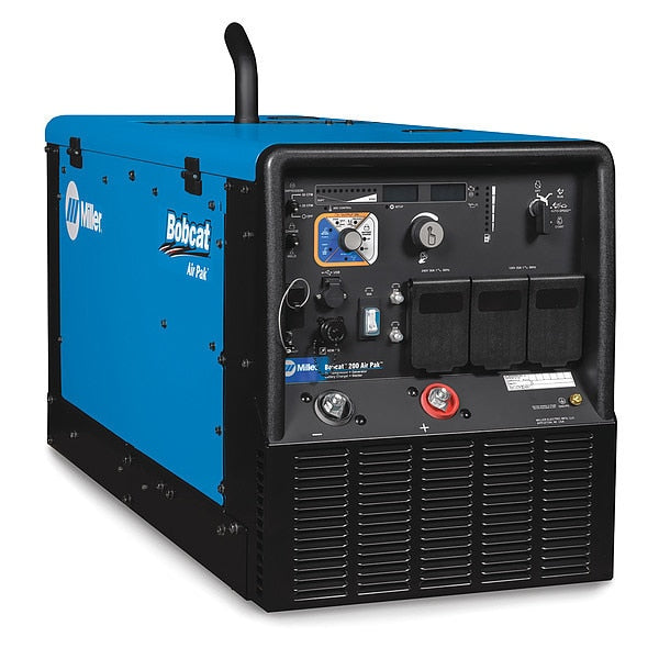 Engine Driven Welder, Bobcat(TM) 200 Air Pak(TM) Series, Electric Start, 23 hp, Gas, 8,000 W Peak