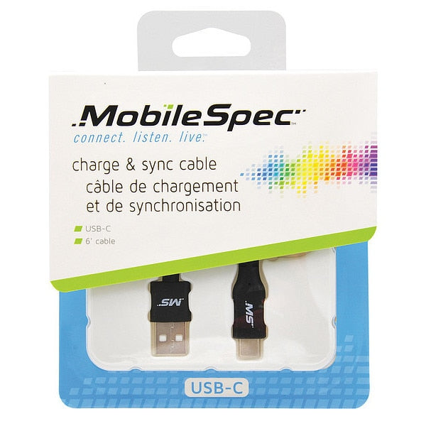 Charger/Sync USB Cable, 8 ft Cable Length