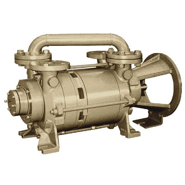 Liquid Ring Vacuum Pump, 2 Stage, 100 cfm