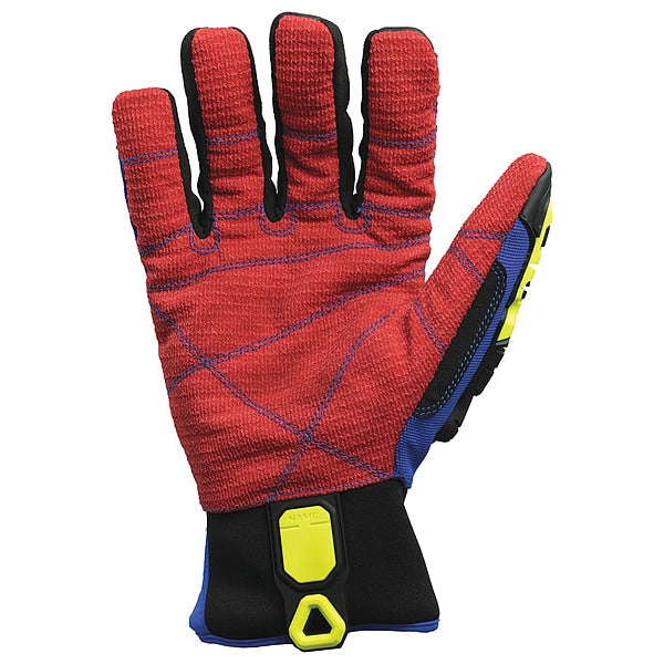 Winter Waterproof Gloves, Nylon Back, PR