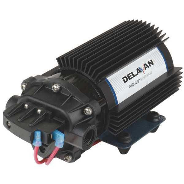 Diaphragm Pump, Polypropylene, Santoprene, 12VDC, 2.0 GPM
