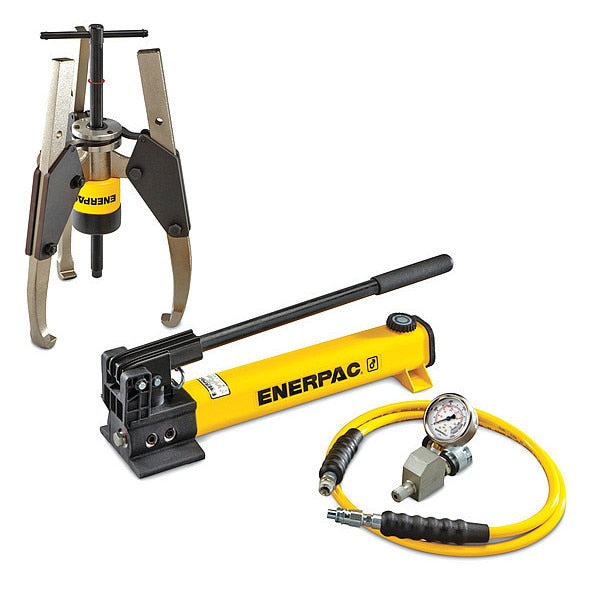 GPS14H, 14 Ton, Hydraulic Sync Grip Puller Set with Hand Pump