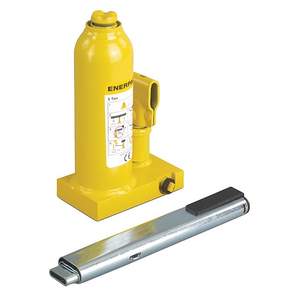 GBJ005A, 5 Ton, 5.91 in Stroke, Hydraulic Industrial Bottle Jack