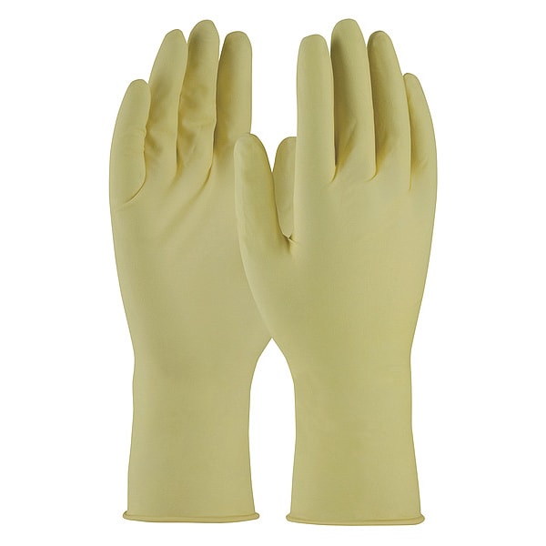 Disposable Gloves, Latex, White, L ( 9 ), 1000 PK