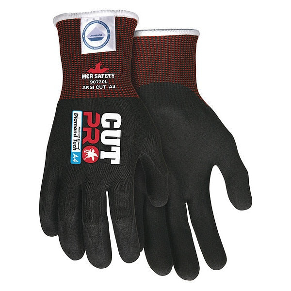 Cut-Resistant Gloves, S Glove Size, PK12