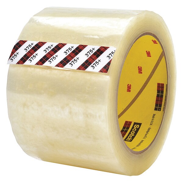 Carton Sealing Tape, 48mm W, Clear, PK36