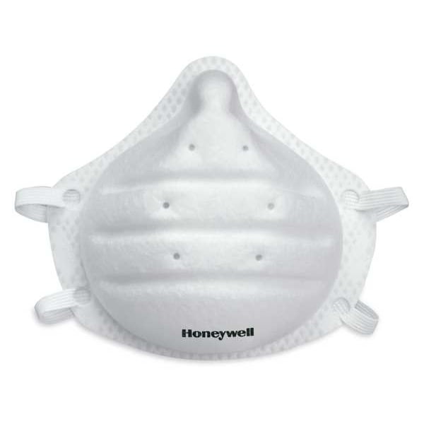 Disposable Respirator Mask, N95, White, Universal Size, PK20