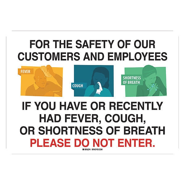 For The Safety Of Our Customers Sign, 170179