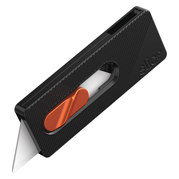 Safety Knife, Retractable, Safety Blade, General Purpose, ABS/Nylon, 2-7/16 in L.