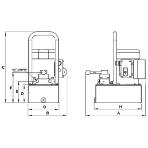 Williams Electric Pump, 0.5 HP, 1 gal., Style - Air Compressor: Simplex