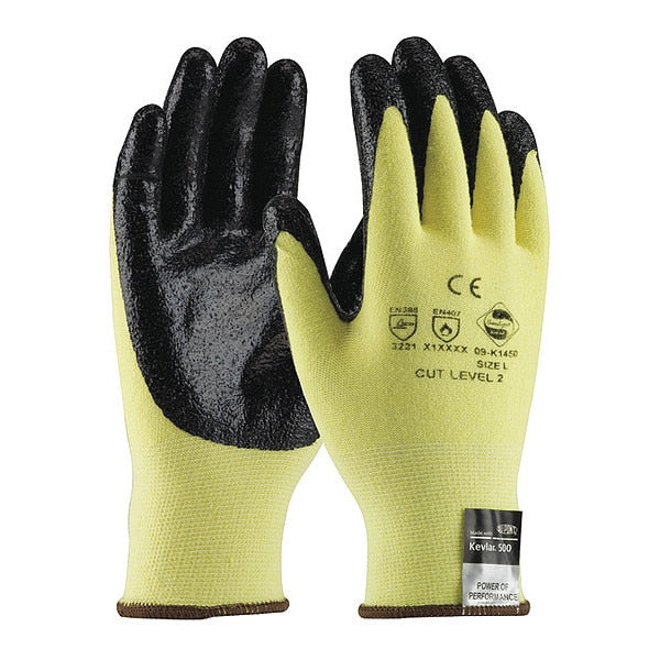 Cut Resistant Coated Gloves, A2 Cut Level, Nitrile, XL, 12PK