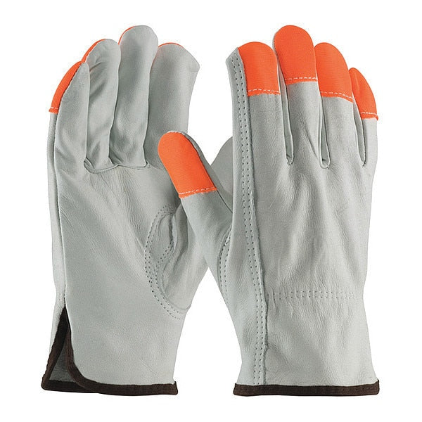 Leather Drivers Gloves, Reg Grade, XL, PK12