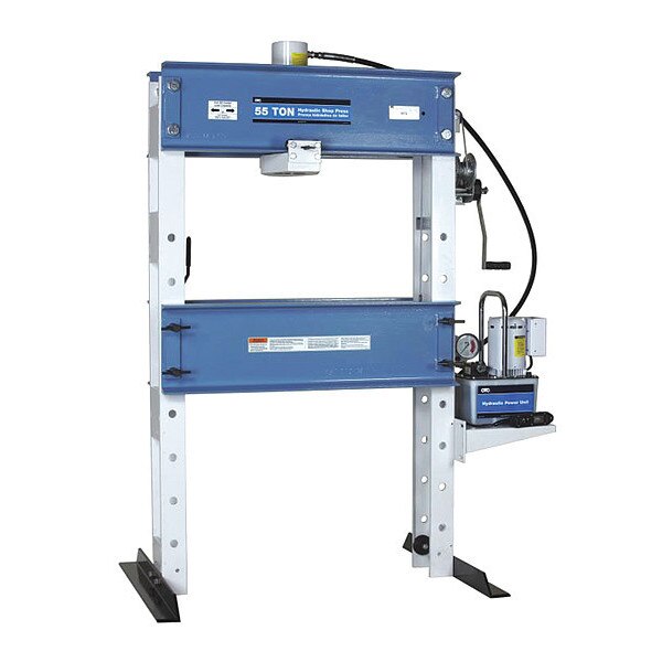 Shop Press, w/Elect Pump, 55 tons