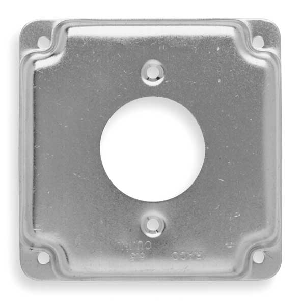 Electrical Box Cover, 20A Receptacle, 1/2