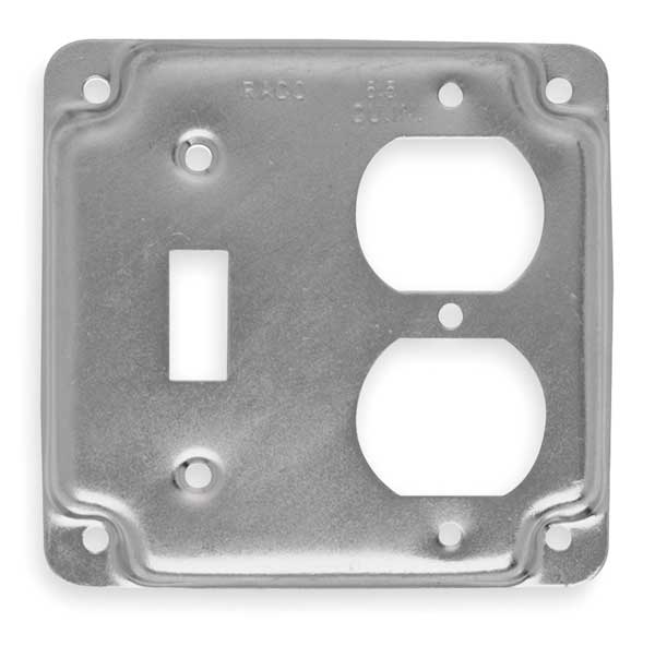 Electrical Box Cover, Square, 4 in.