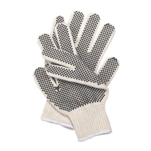 Knit Gloves, L, White, PR