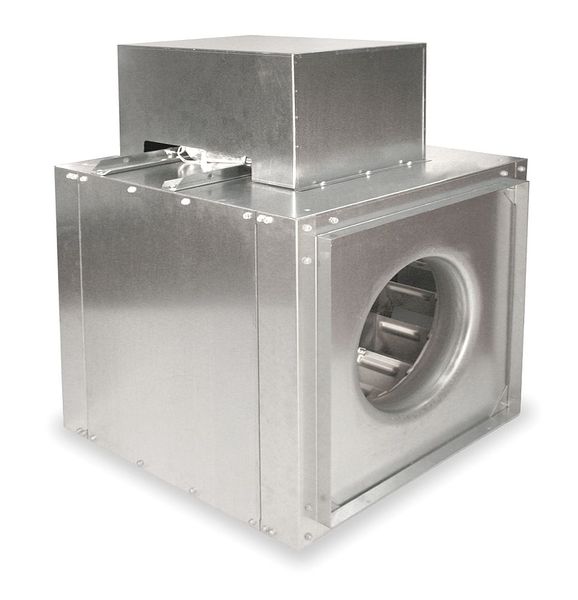 Inline Duct Blower, Less Drive, 19 In