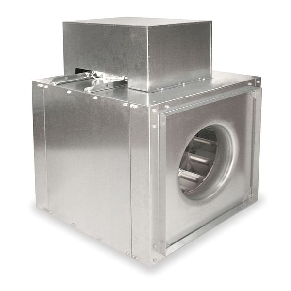 Inline Duct Blower, Less Drive, 14-3/4 In