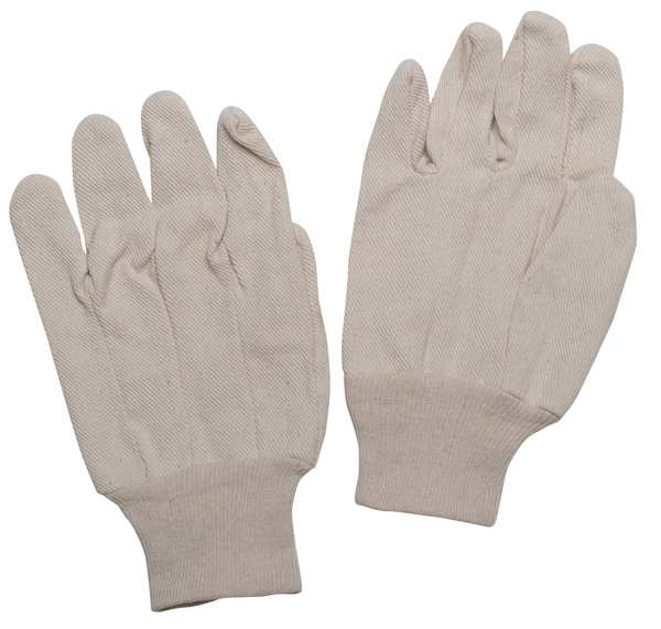 Canvas Gloves, Cotton/Polyester, L, PR