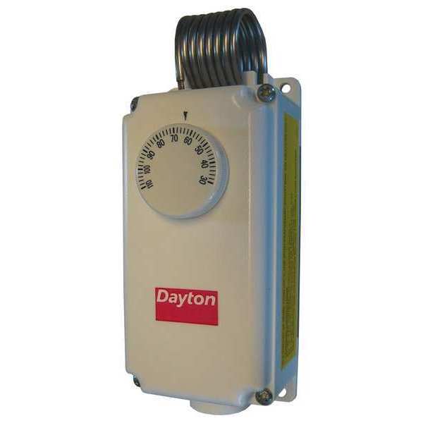 Line Volt Mechanical Tstat, Open/Close on Rise, SPDT, 24 to 600VAC