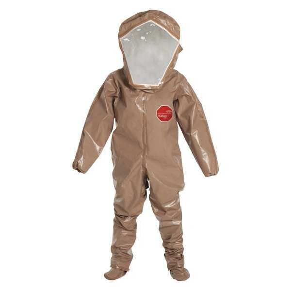 Encapsulated Suit, 6 PK, Tan, Tychem(R) 5000, Zipper
