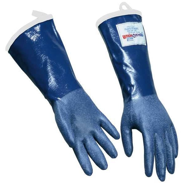 Steam Resist Gloves, Blue, XL, Rubber, PR