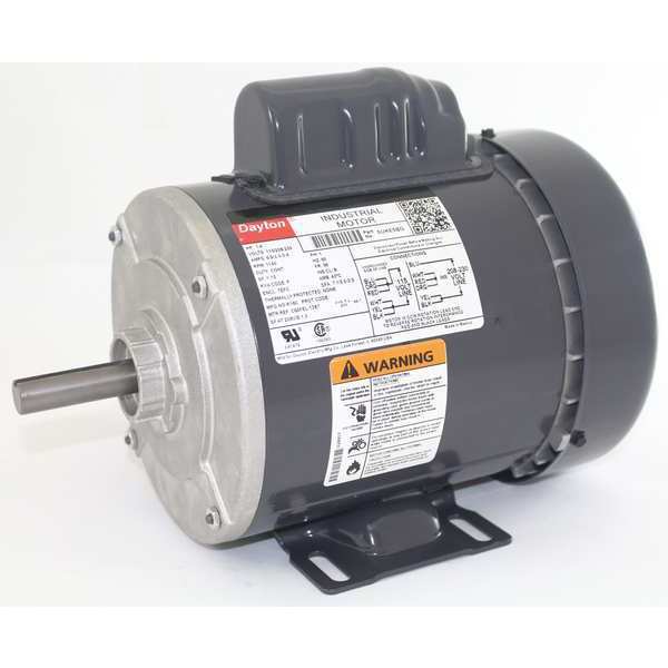 Capacitor-Start General Purpose Motor, 1/4 HP, 56 Frame, 115/208-230V AC Voltage
