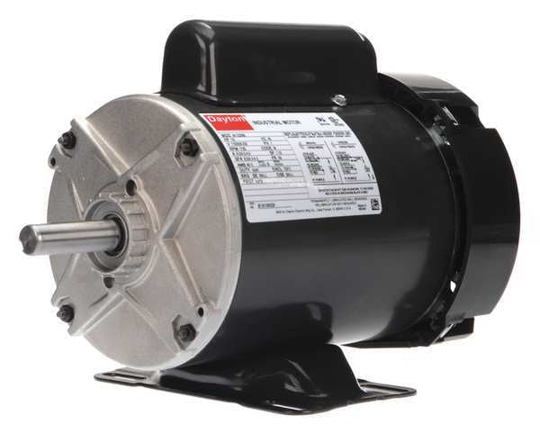 Capacitor-Start General Purpose Motor, 1/2 HP, 115/208-230V AC Voltage, 56 Frame