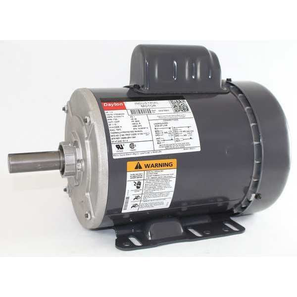 Capacitor-Start General Purpose Motor, 1 HP, 115/208-230V AC Voltage, 56HZ Frame