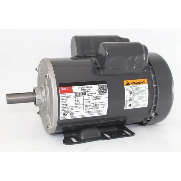 Capacitor-Start/Run General Purpose Motor, 1 1/2 HP, 115/208-230V AC Voltage, 56HZ Frame